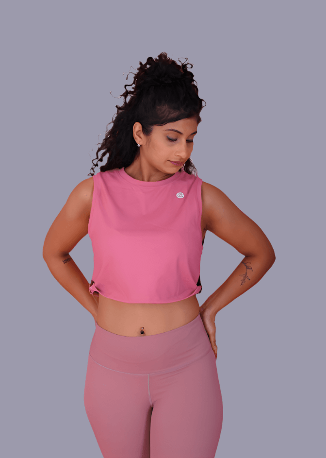 Athleisure Top in Rose Pink YOGINIS