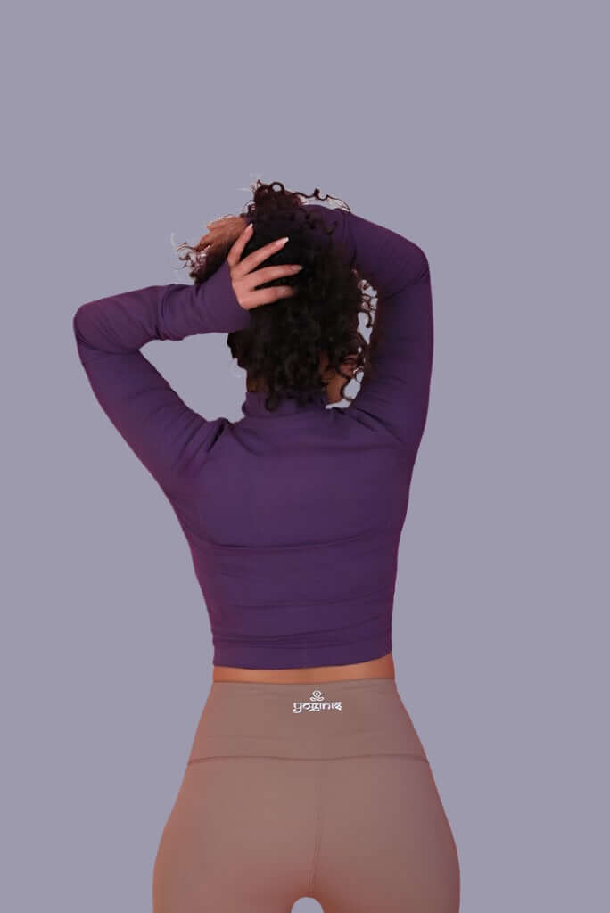 Melody Top in Dark Purple YOGINIS