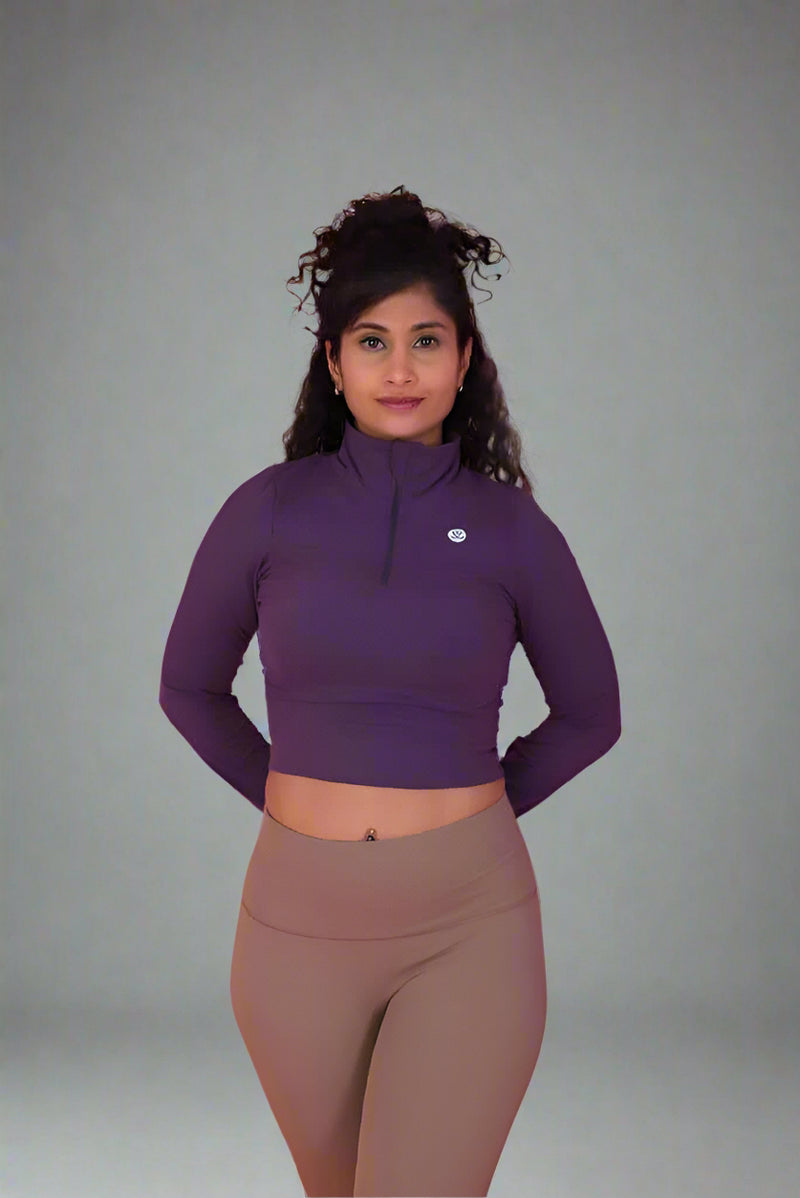 Melody Top in Dark Purple YOGINIS