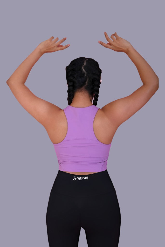 Momentum Top / Bra in Purple YOGINIS