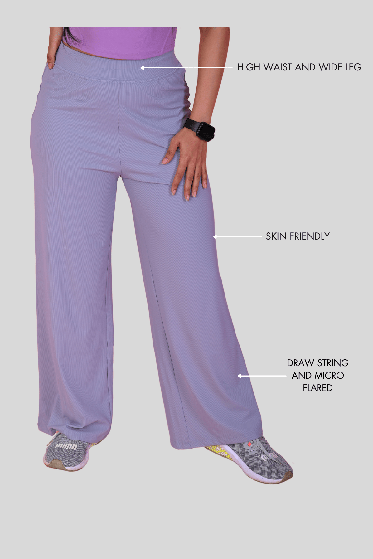 StyleFlare Pants in Grey YOGINIS