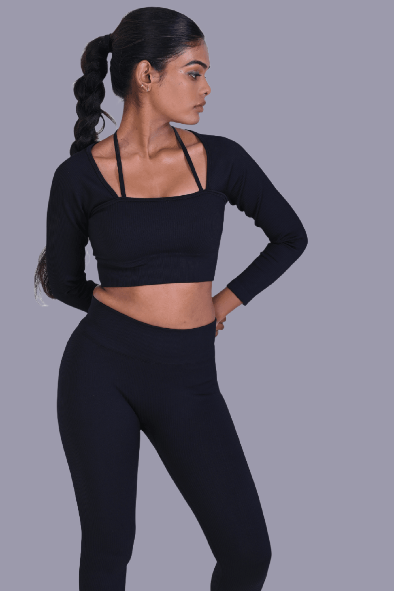The Winter Bliss Set in Black YOGINIS