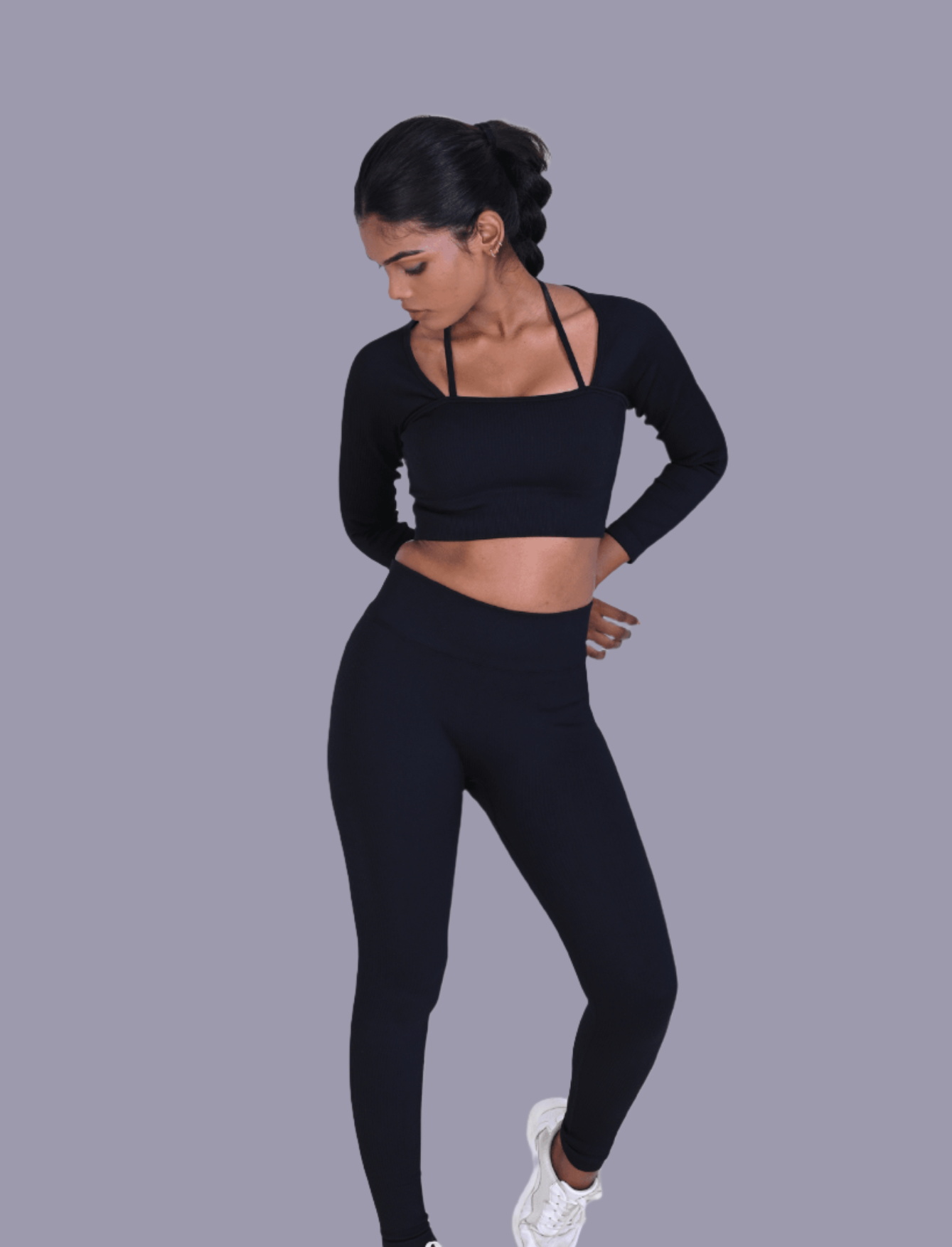 The Winter Bliss Set in Black YOGINIS