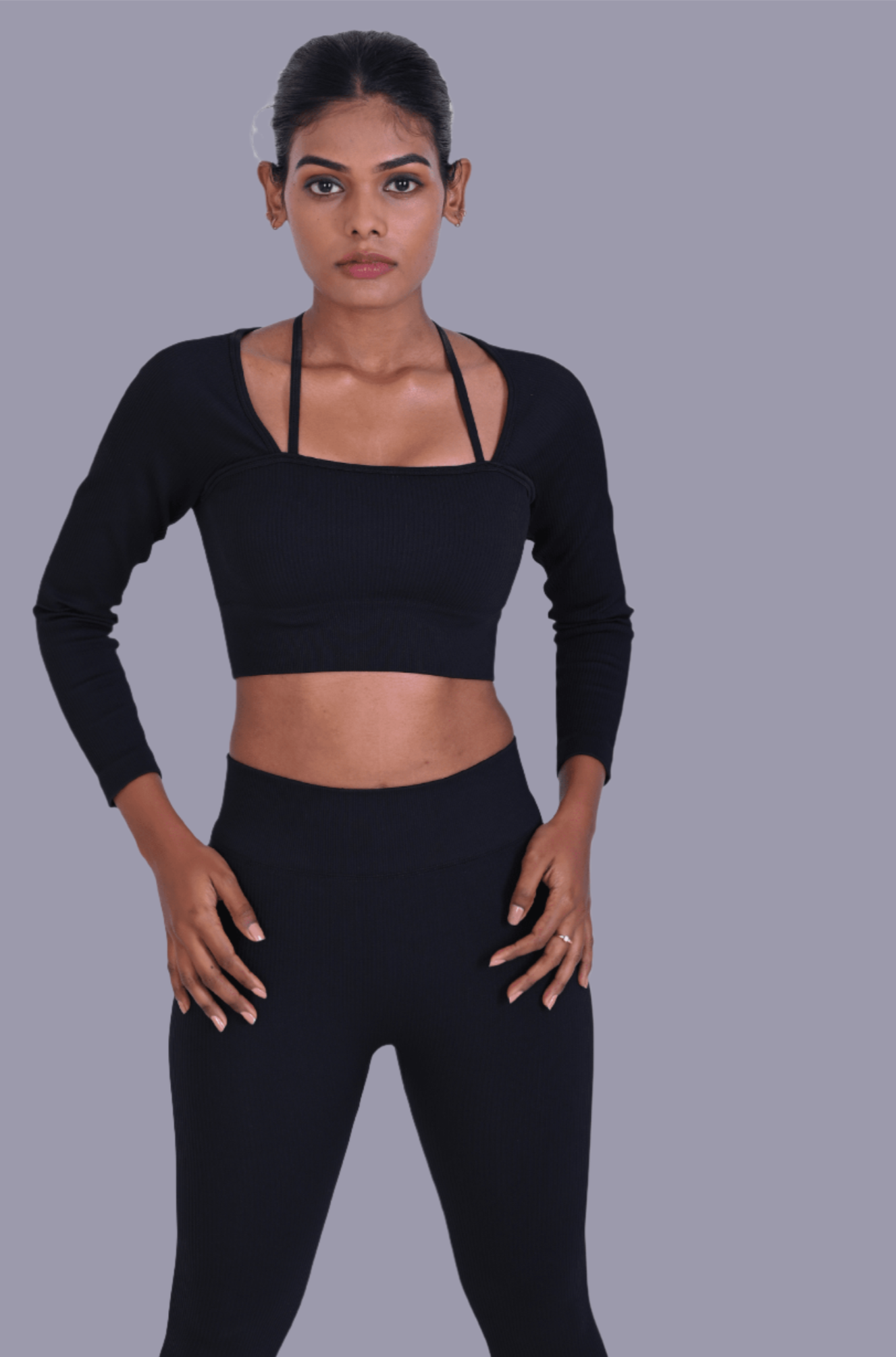 The Winter Bliss Set in Black YOGINIS