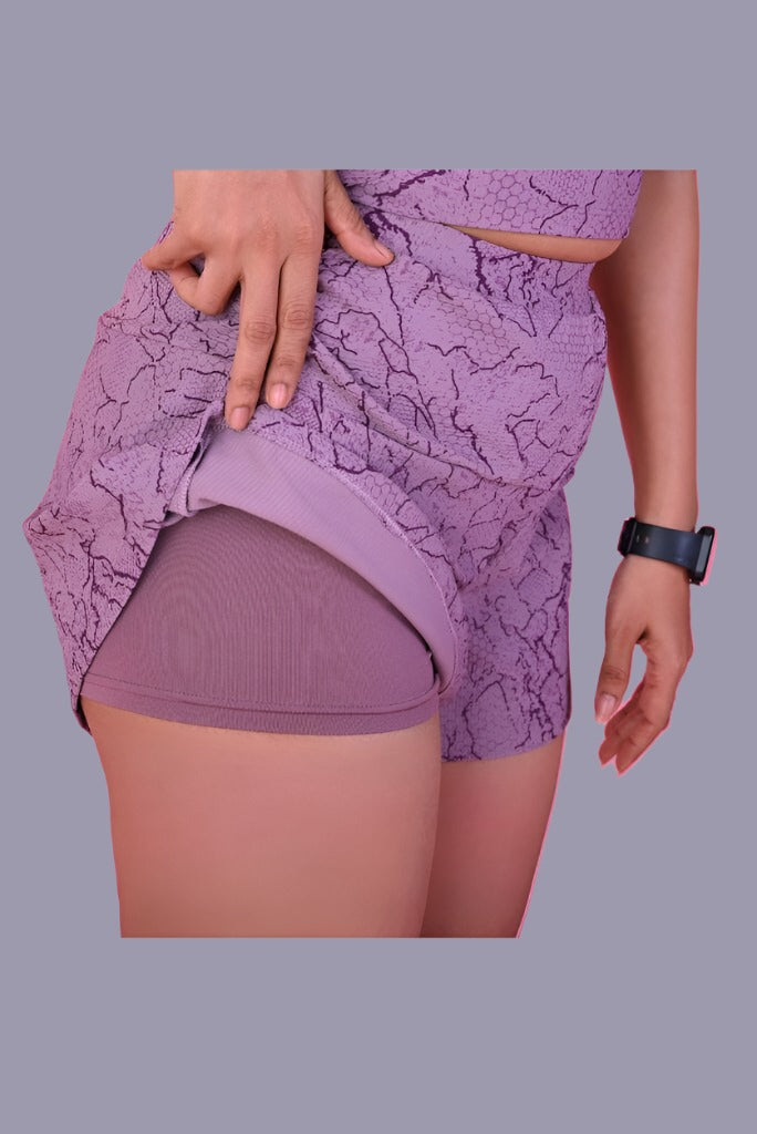 Vianca Yoga Set in Kite Purple YOGINIS
