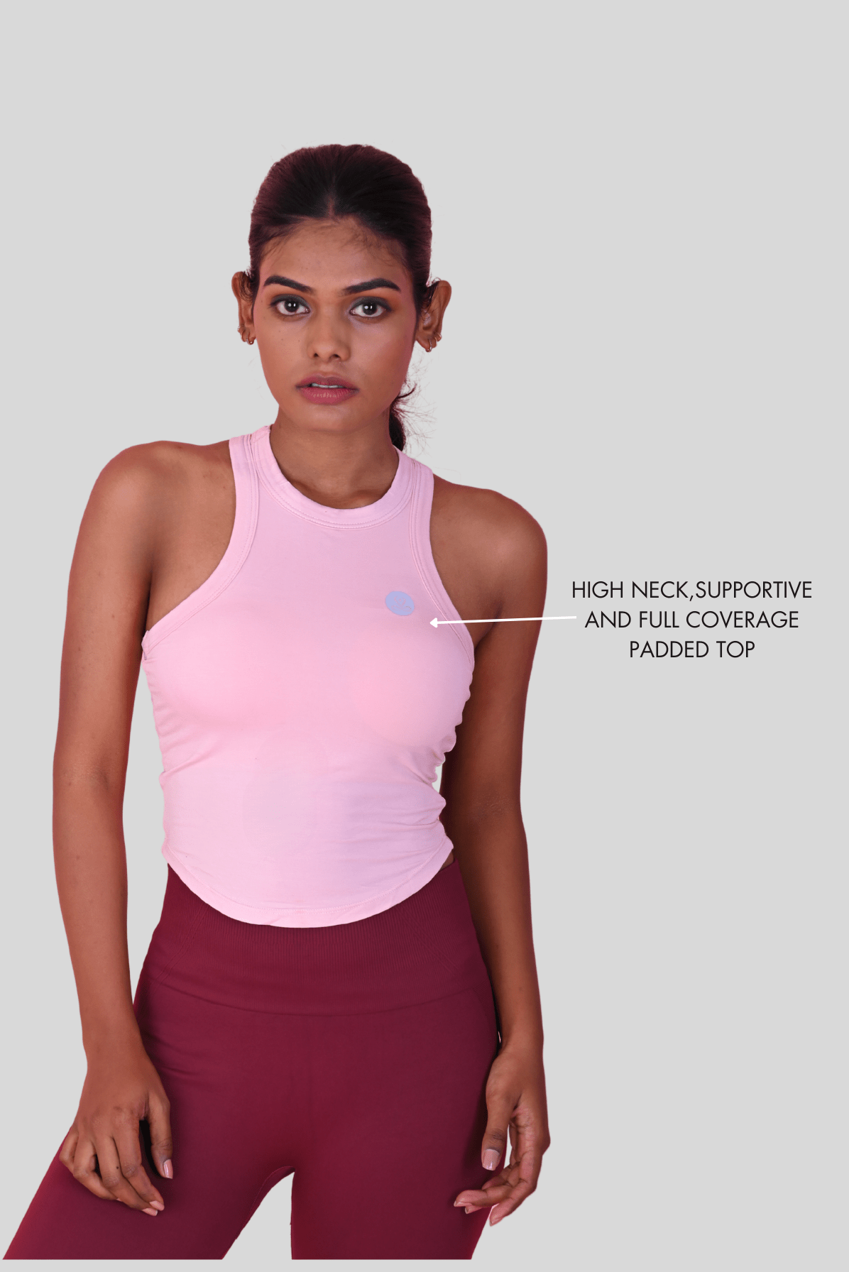 Vitality Top/ Bra in Pink YOGINIS