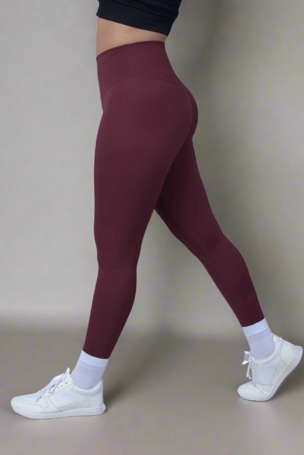 SweatChic Leggings - Cardinal Red