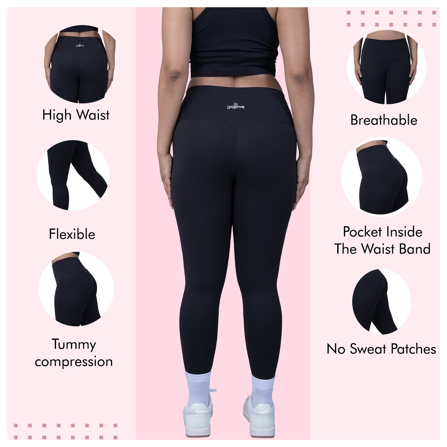 SweatChic Leggings - Black