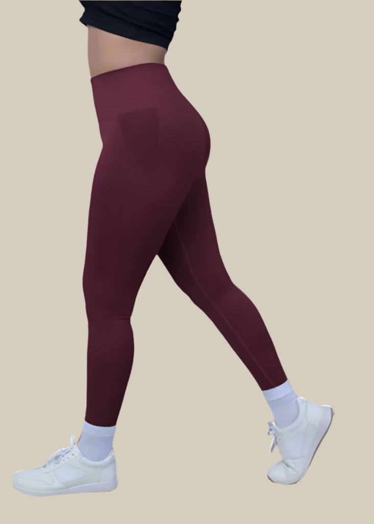 Sleek Leggings - Maroon