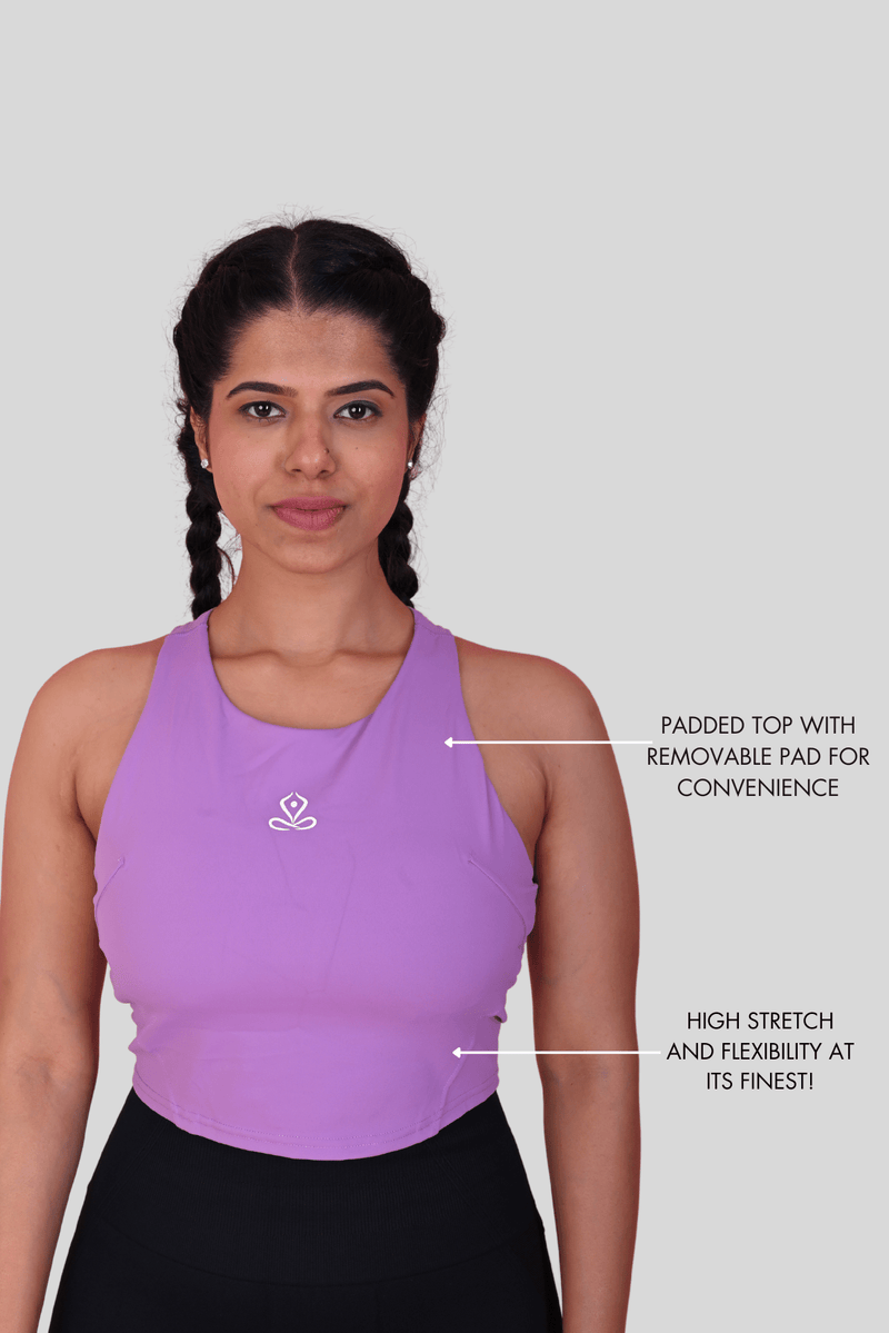 Momentum Top / Bra in Purple YOGINIS 